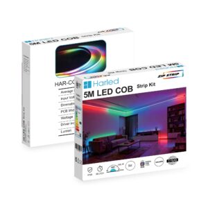 RGB IC LED COB Strip Kit 5m